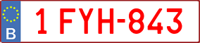 Truck License Plate